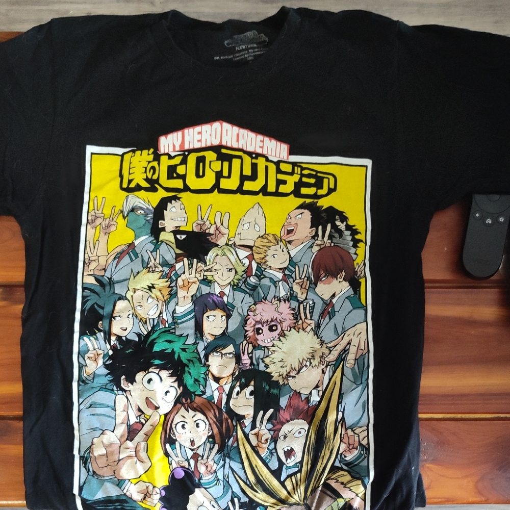 My Hero Academia Black Graphic Tee